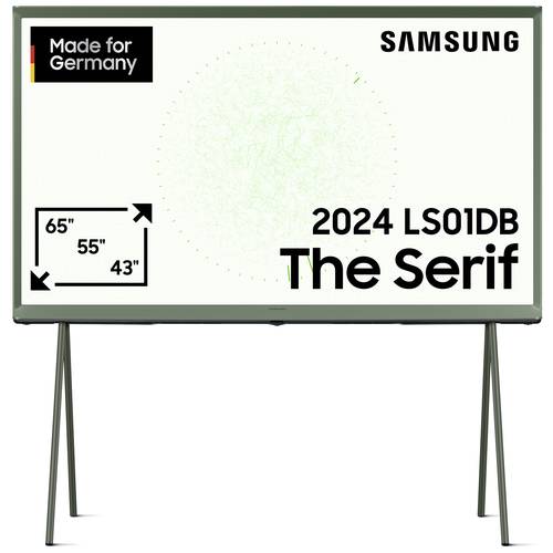 Samsung QLED 4K The Serif LS01DB QLED-TV 125 cm 50 Zoll EEK G (A - G) DVB-C, DVB-S2, DVB-T2, WLAN, UHD, Smart TV Grün