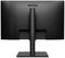 Rückansicht eines BenQ Monitors mit einem schwarzen, höhenverstellbaren Standfuß. Das Design ist schlicht und modern.