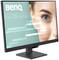 BenQ-Monitor mit einem Gesicht auf dem Bildschirm, das eine Software-Oberfläche zeigt.