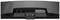 Rückseite eines Monitors mit Anschlüssen: Strombuchse links, zwei HDMI-Ports und ein DisplayPort in der Mitte, Audioausgang rechts.