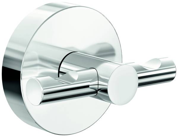 tesa  SMOOZ Handtuchhaken 2 Haken Klebstoff Metall (verchromt)