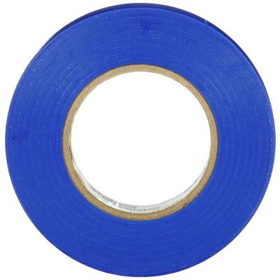 Blaues Klebeband, von oben gesehen.