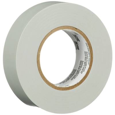 Eine Rolle graues Isolierband, teilweise abgewickelt, vor weißem Hintergrund.