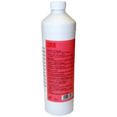 Weiße Flasche mit rotem Etikett, darauf Anweisungen und Sicherheitsinformationen in kleiner Schrift. Marke oben links.