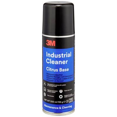 Sprühdose mit '3M Industrial Cleaner Citrus Base' für industrielle Reinigung, 200 ml.