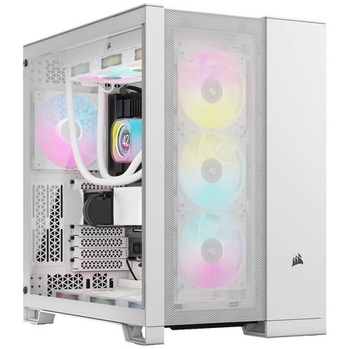 Corsair 6500D AIRFLOW Midi-Tower PC-Gehäuse Weiß Seitenfenster