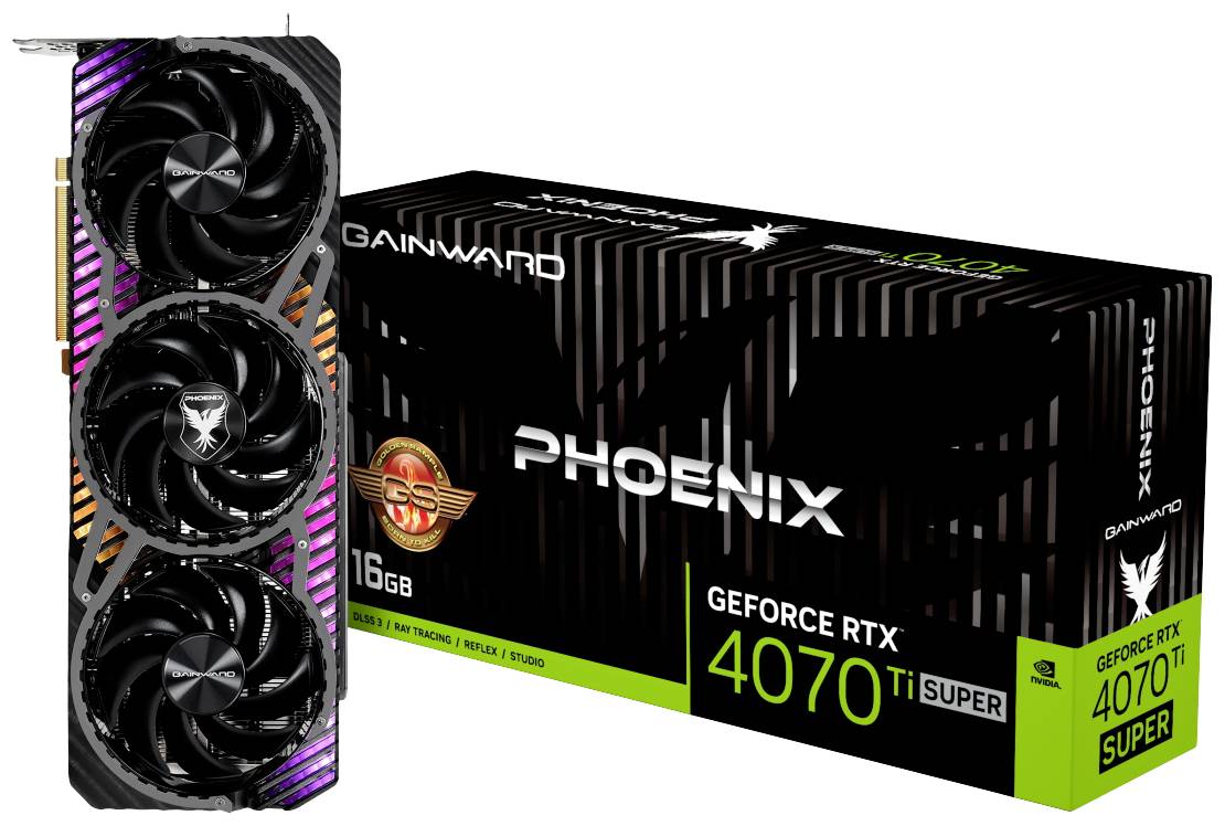 GAINWARD GeForce RTX 4070Ti Super Phoenix GS 16GB GDDR6X Grafikkarte HDMI/3xDP