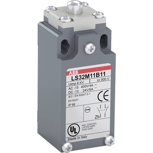 ABB 1SBV011911R1211 LS32M11B11 Positionsschalter 10 A Kuppenstößel IP66 1 St.
