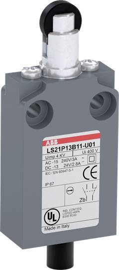 ABB 1SBV016013R3801 LS21P13B11-U01 Positionsschalter 10 A Kuppenstößel IP67 1 St.