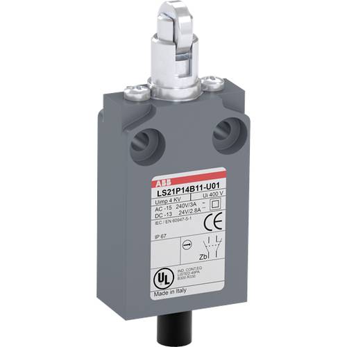 ABB 1SBV016014R3801 LS21P14B11-U01 Positionsschalter 10 A Kuppenstößel IP67 1 St.