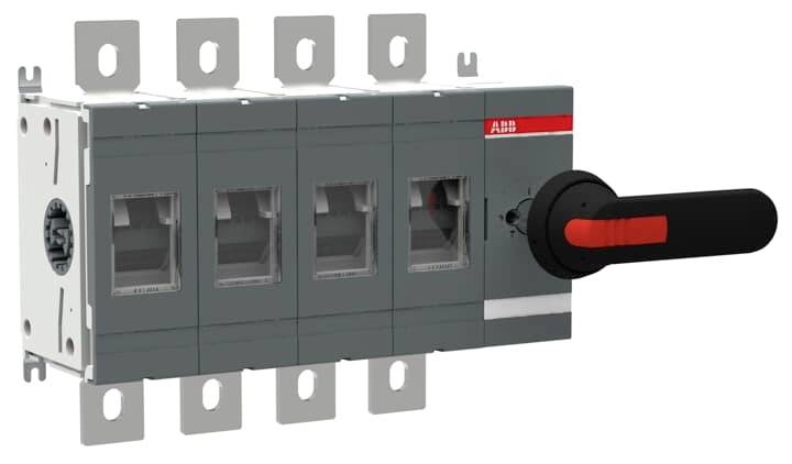 ABB OT800E40P Lasttrennschalter 800 A 1000 V Schwarz 1 St.