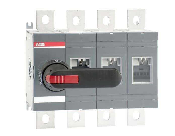 ABB OT800E03N3P Lasttrennschalter 800 A 1000 V Schwarz 1 St.