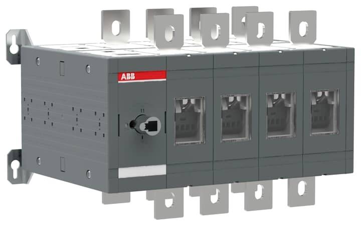 ABB OT630E04C Lastumschalter 630 A 1000 V Schwarz 1 St.