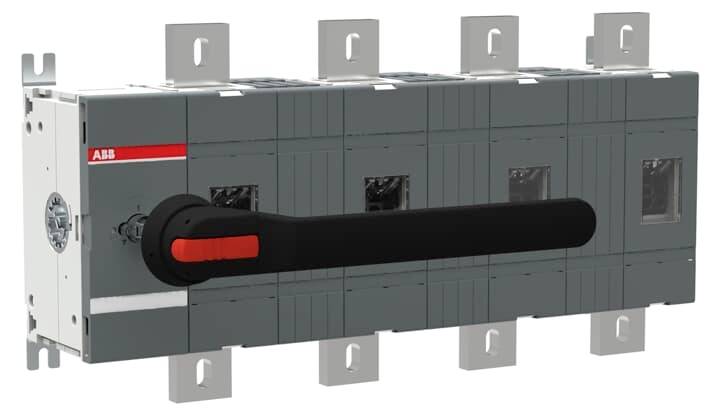 ABB OT1000E04W4P Lasttrennschalter 1000 A 1000 V Schwarz 1 St.