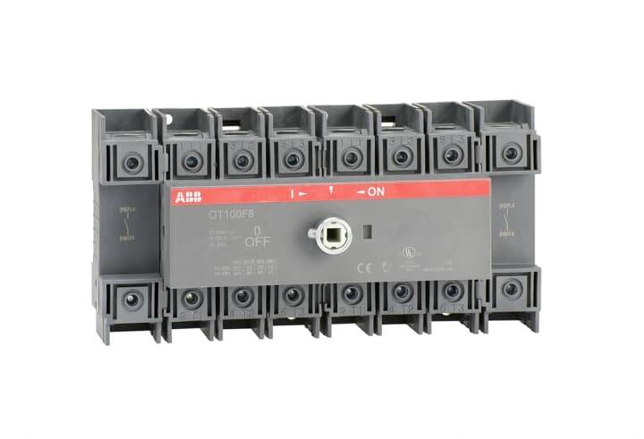ABB OT100F8 Lasttrennschalter 115 A 750 V Schwarz 1 St.