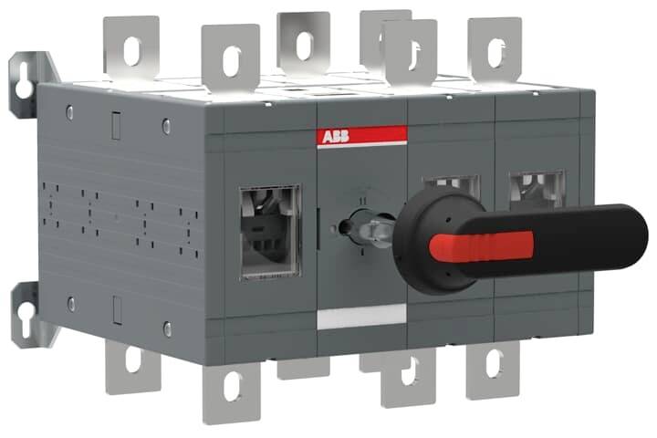 ABB OT800E12CFP Lastumschalter 800 A 1000 V Schwarz 1 St.