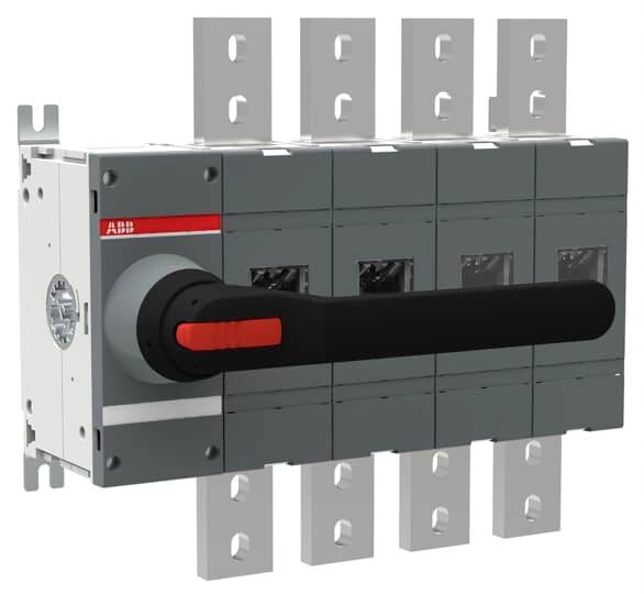 ABB OT1600E04K Lasttrennschalter 1600 A 1000 V Schwarz 1 St.