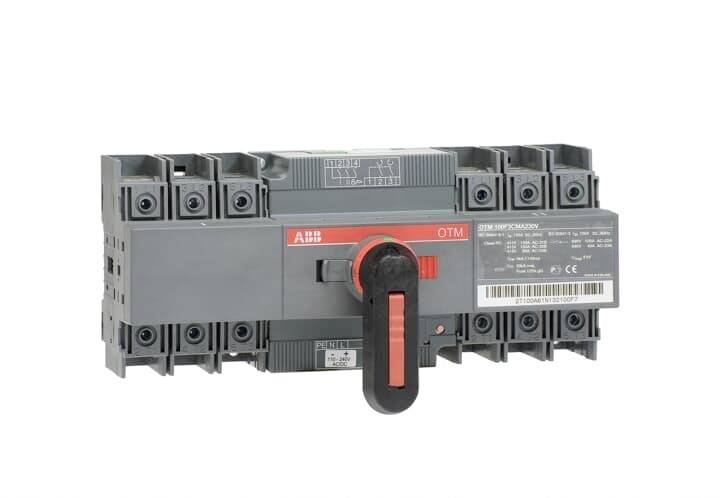 ABB OTM100F3CMA24D Lastumschalter 80 A 800 V Schwarz 1 St.