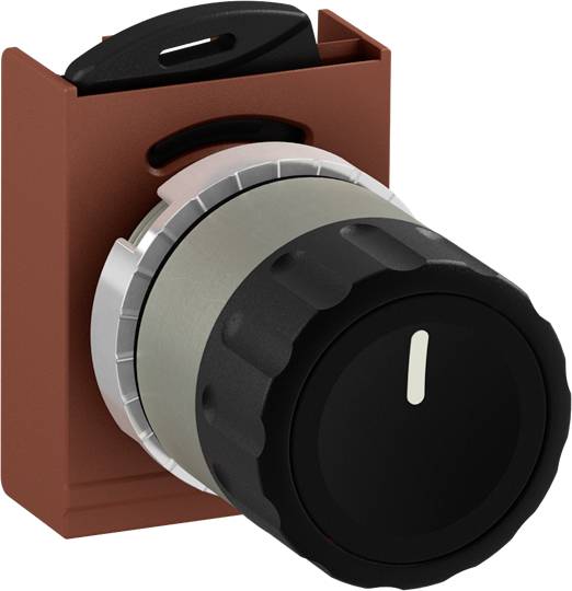 ABB 1SFA184691R9006 P9MPS22G Druckschalter Schwarz 1 St.