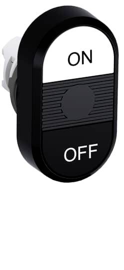 ABB 1SFA611136R1106 MPD7-11B Doppeldrucktaster Schwarz/Weiß 1 St.