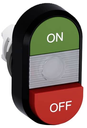 ABB 1SFA611143R1108 MPD14-11C Doppeldrucktaster Rot, Grün 1 St.