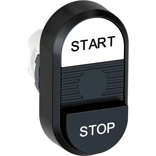 ABB 1SFA611148R1102 MPD19-11G Doppeldrucktaster Schwarz/Weiß 1 St.