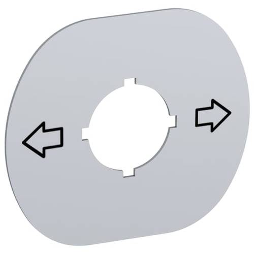 ABB MA6-1241 1SFA611930R1241 Unterlegschild (B x H) 67 mm x 1 mm Schwarz 1 St.