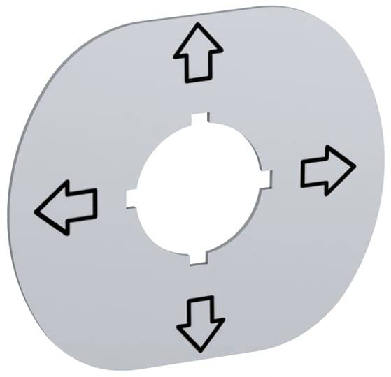 ABB MA6-1242 1SFA611930R1242 Beschriftungsschild (B x H) 67 mm x 1 mm Schwarz 1 St.