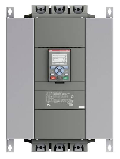 Ein grauer Schaltschrank mit einem digitalen Bedienfeld in der Mitte, zeigt Tasten und ein Display. Gewichtungs- und Steueroptionen.