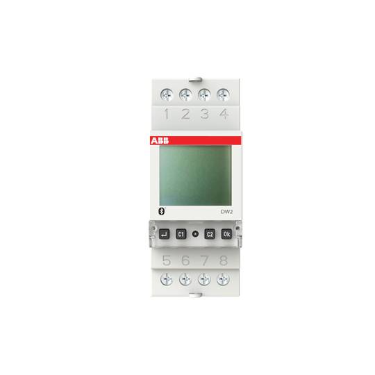 ABB Wochenzeitschaltuhr 2 Kanäle DW2 Bluetooth Programmierung 2CSM222521R100