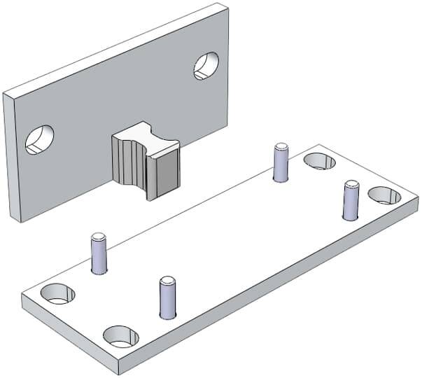 ABB 2TLA020039R0000 Montageset DALTON BRACKET 1 1 St.