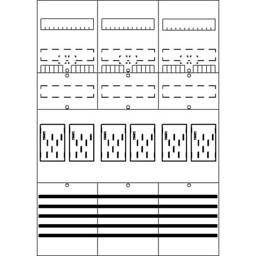 Striebel & John 2CPX054079R9999 BF37B6 Zählerfeld Inhalt 1 St.