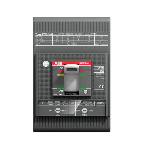 Thumbnail - ABB XT2N 160 TMD 16-30 Leistungsschalter 1 St. Einstellbereich (Strom): 300 A (max) Schaltspannung (max.): 220 V/AC, 690...