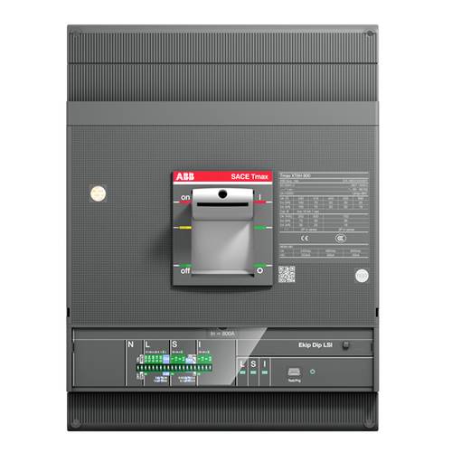 ABB XT6H 800 EKIP M DI Leistungsschalter 1 St. Einstellbereich (Strom): 3780 - 8190 A Schaltspannung (max.): 220 V/AC, 6...