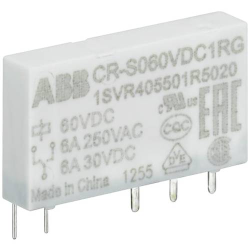 ABB CR-S005VDC1RG Interfacerelais Schaltstrom (max.): 6 A 1 Wechsler 1 St.