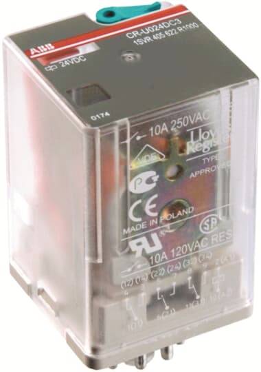 ABB CR-U110AC3L Interfacerelais Schaltstrom (max.): 10 A 3 Wechsler 1 St.