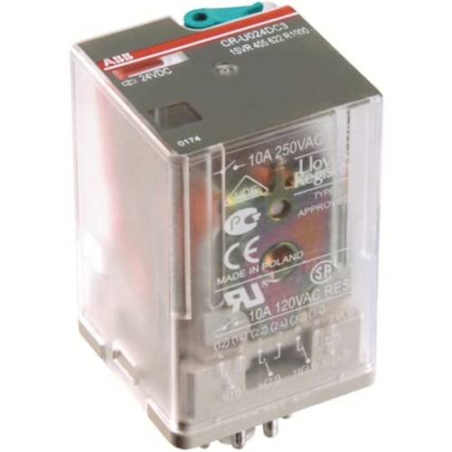ABB CR-U110AC3L Interfacerelais Schaltstrom (max.): 10 A 3 Wechsler 1 St.