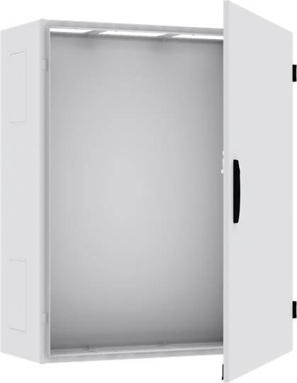 Striebel & John TW204S Wandschrank 550 x 650 x 350 Stahlblech, Kunststoff Grau 1 St.