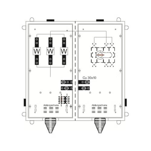 Striebel & John KS4031 Gehäuse 275 x 800 x 800 1 St.