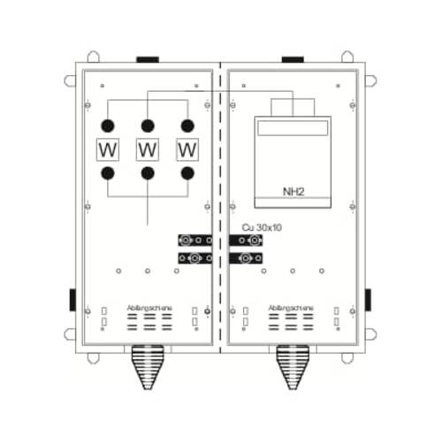 Striebel & John KS4034 Gehäuse 275 x 800 x 800 1 St.
