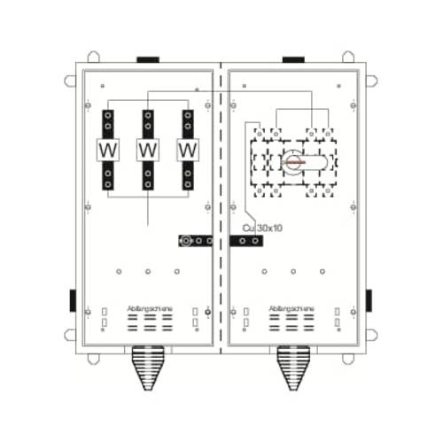Striebel & John KS4060 Gehäuse 275 x 800 x 800 1 St.