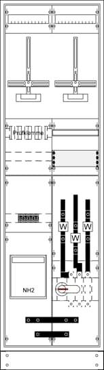 Striebel & John KS4209Z Standschrank 225 x 550 x 1950 1 St.