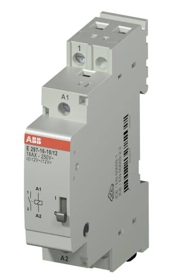 'ABB Schütz E 297-16-10/12', 16A, 250V. Ein elektrisches Schaltgerät zur Steuerung von Leistungskreisen in elektrischen Anlagen.