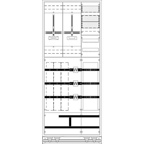 Striebel & John WX32K3L Schaltschrank 400 x 800 x 1950 1 St.