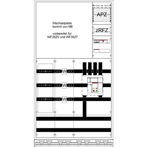 Striebel & John WX42E2S Schaltschrank 400 x 1050 x 1950 1 St.