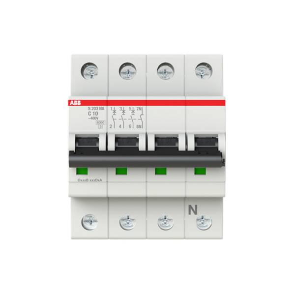 ABB 2CDS253103R0104 S203-C10NA Leitungsschutzschalter     10 A  400 V