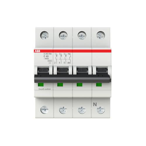 Thumbnail - ABB 2CDS253103R0404 S203-C40NA Leitungsschutzschalter 40 A 400 V