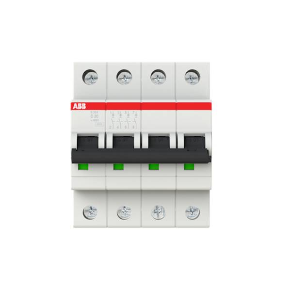 ABB 2CDS254001R0201 S204-D20 Leitungsschutzschalter     20 A  400 V