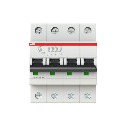 ABB 2CDS254001R0251 S204-D25 Leitungsschutzschalter 25 A 400 V