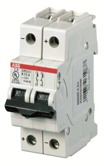 ABB 2CDS272517R0257 S202UDC-K1.6 Leitungsschutzschalter 1.6 A 125 V